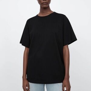 NWT TOTEME Oversized Tee Black Small 100% organic cotton